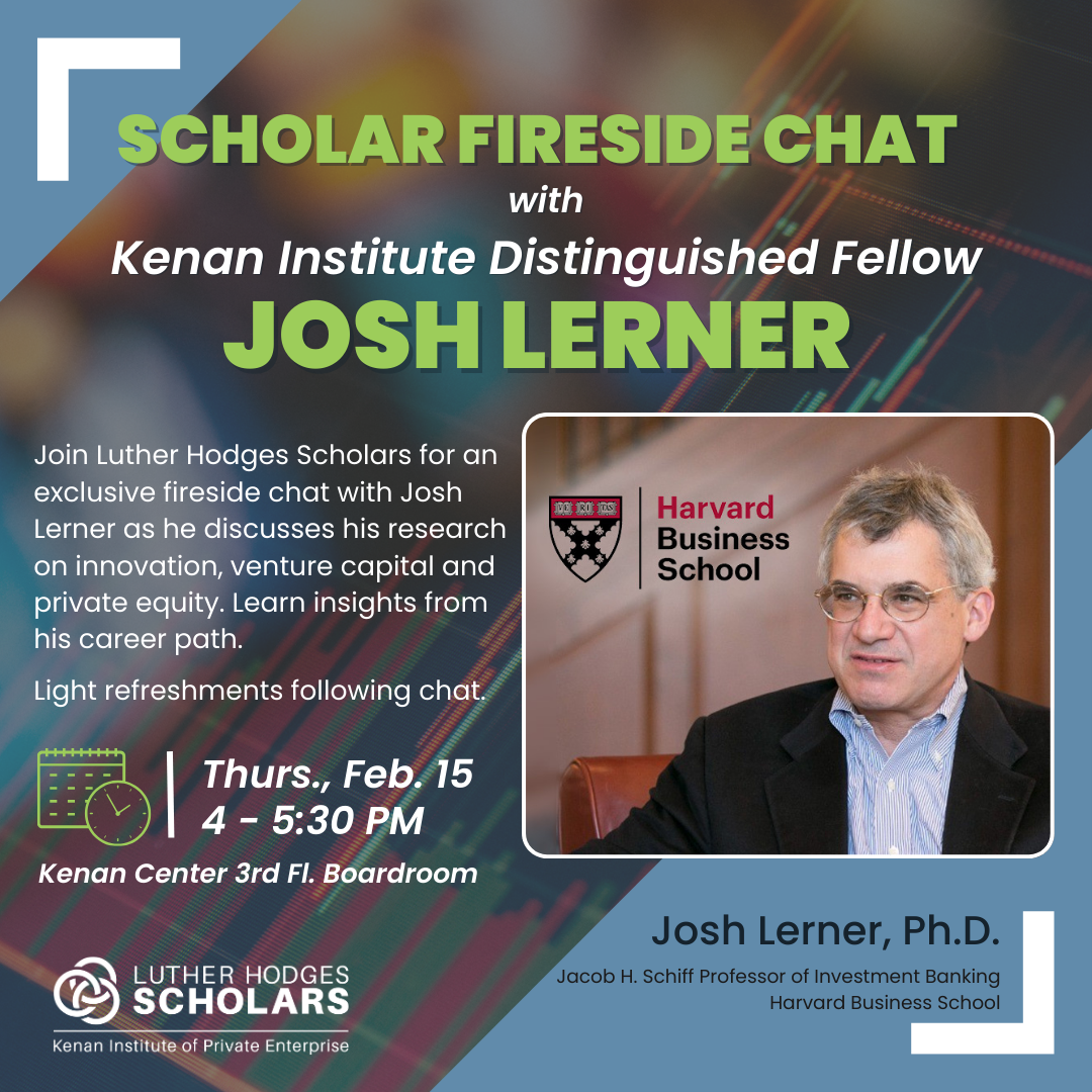 Scholar Fireside Chat With Kenan Institute Distinguished Fellow Josh ...