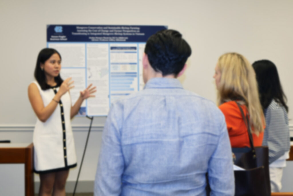 Hodges Scholar presenting research